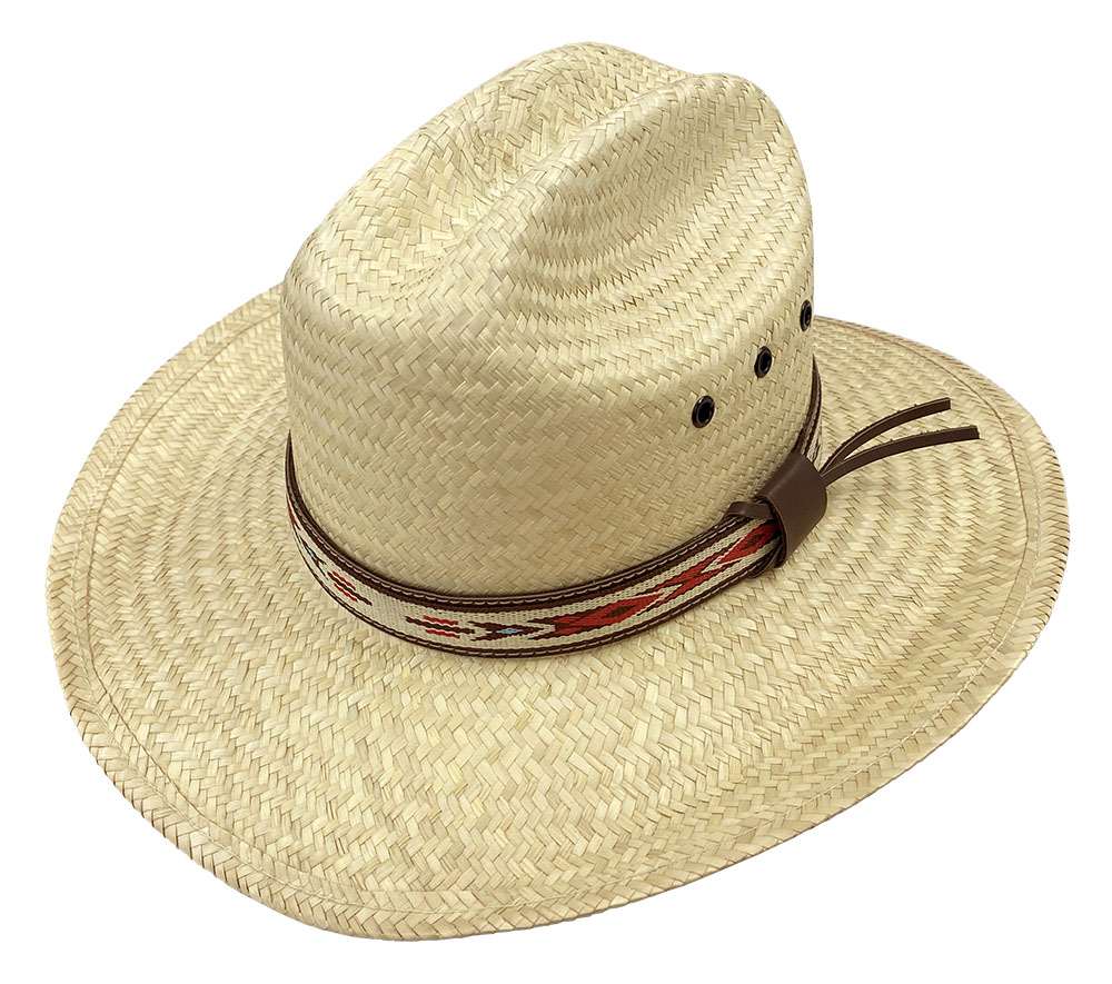 McGraw Woven Palm Cattleman - Summer Straw Hats